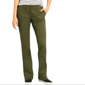 Athleta Boulder Olive Green Organic Cotton Hiking Walking Outdoor Pants(8)